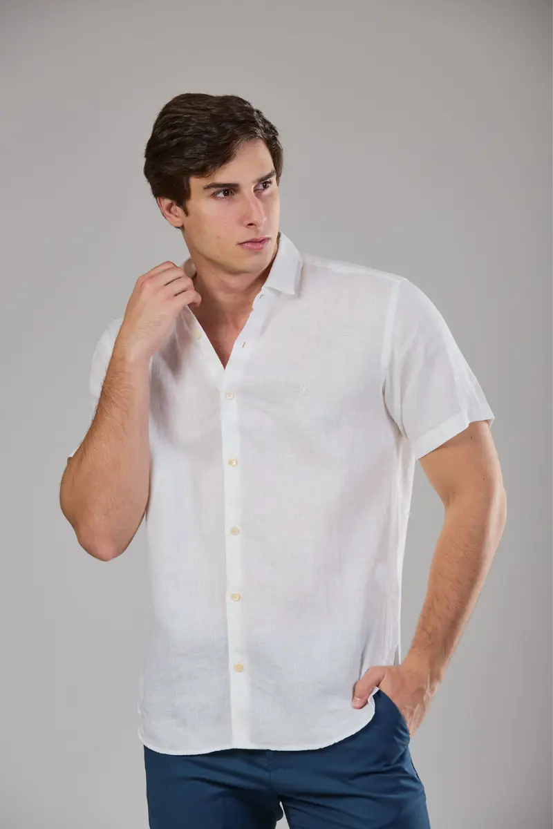 Camisa Puro Linho Flandres Mc