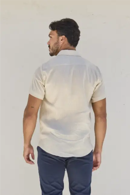 Camisa de Linho Flandres Mns Mc